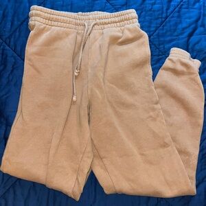 Reformation-Tan Sweatpants